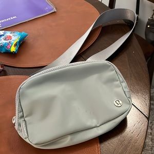 Grey/Silver lululemon belt bag